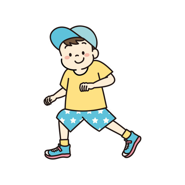 矢量插图的男孩跳舞图片下载