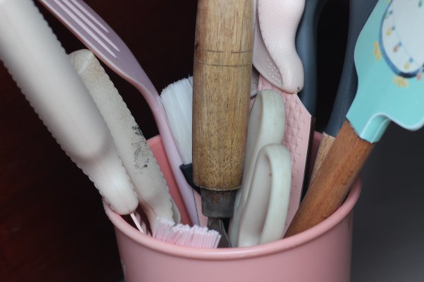 部分粉红色主题的烹饪工具图片下载