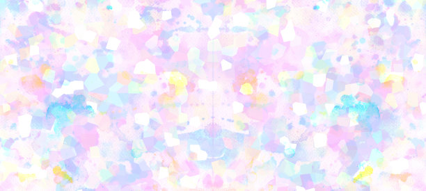 水彩画甜美的棉花糖形象。图片下载