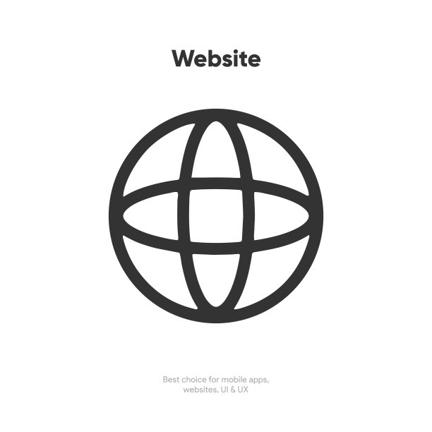 网络图标符号。网络图标。转到web图标。Http地址符号。全球网络www网站图标与孤立的白色背景的UI UX移动应用程序图片下载