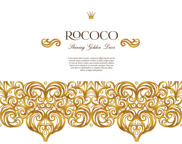 维多利亚风格复古风无缝边框矢量素材图片下载