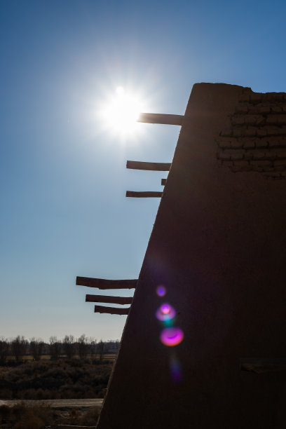 阿亚兹-卡拉，古城市，细节，希瓦，乌兹别克斯坦图片下载