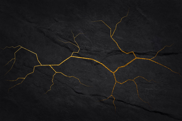 黑色和金色大理石划痕纹理设计封面书或小册子，海报，壁纸背景或现实的商业和设计艺术品。图片下载