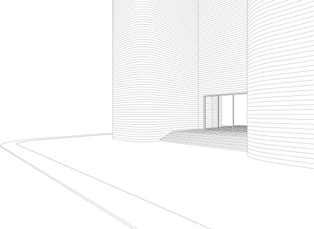 建筑工程的三维插图图片下载