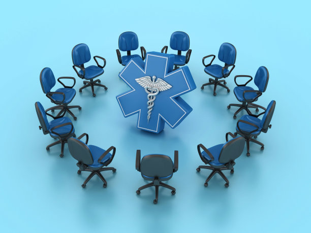 医学符号与办公椅图片下载