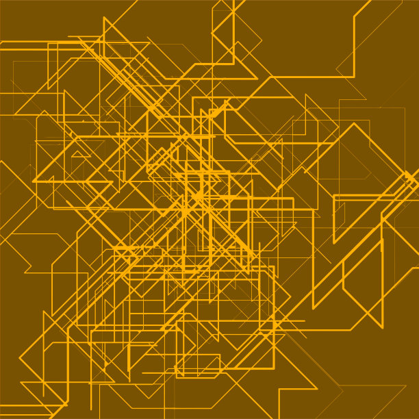 抽象的未来主义背景，点和线。技术背景。摘要地铁图。数字几何背景。彩色多边形空间。三维矢量图图片下载
