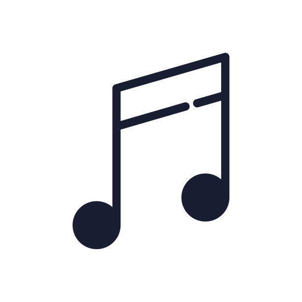 固体矢量图标为音乐作曲图片下载
