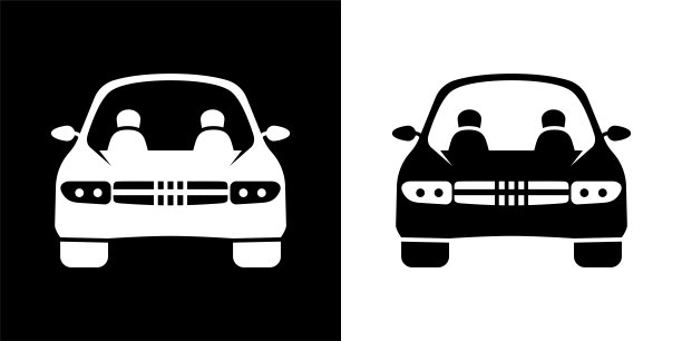 汽车图标。图片下载