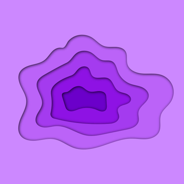 矢量三维抽象纸艺术风格，设计布局图片下载