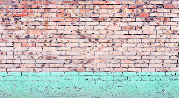 轻砖背景墙外街头垃圾风格图片下载