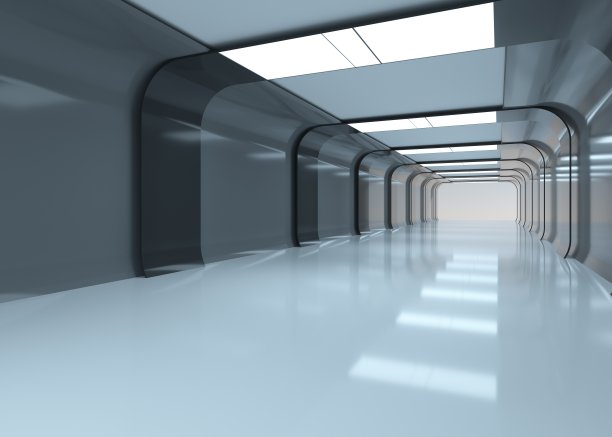 3D渲染插图现代室内设计背景图片下载