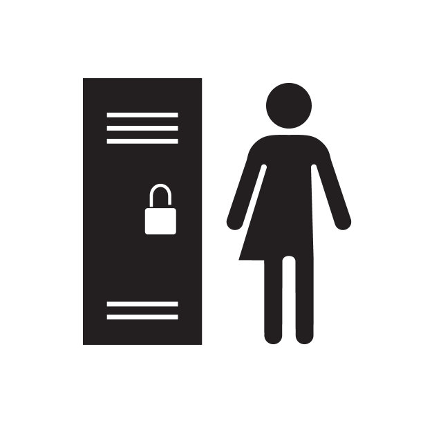 包容性更衣室图标图片下载