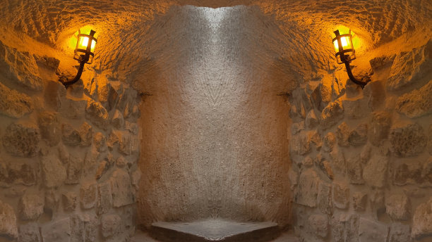 古老城堡的门口图片下载