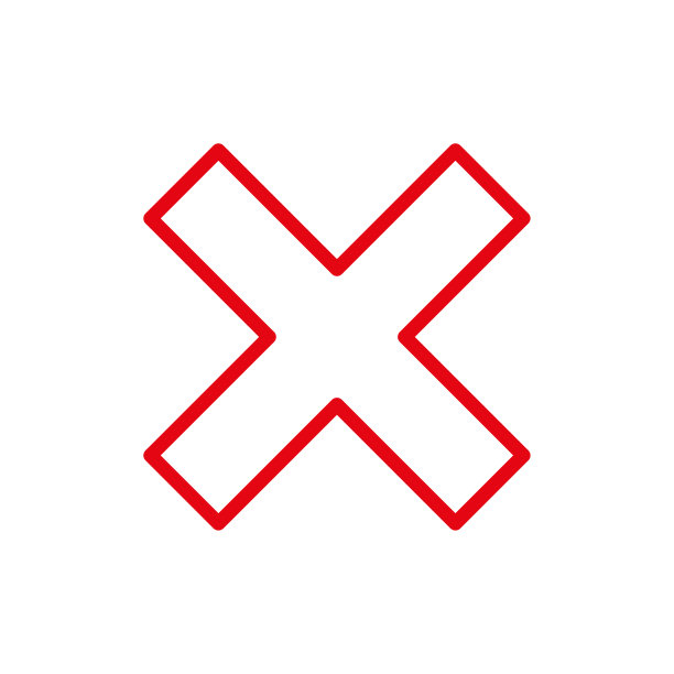 红叉错误错误取消。矢量插图。每股收益10。图片下载