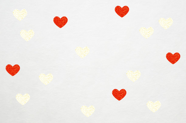 和石纸的纹理带有金色的心图片下载