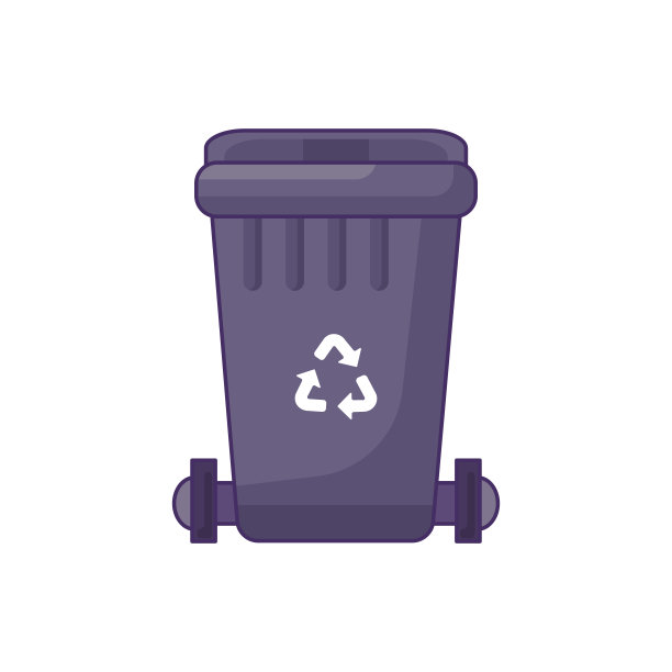 可运输的封闭式金属废物容器图片下载