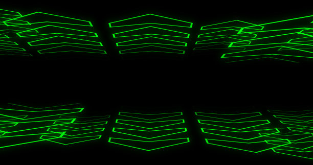 未来的箭头网格3d移动无缝运动循环bg。网络空间成就解锁无限成功商业增长经济趋势图。箭头不断增长的交易技术股票素材。图片下载
