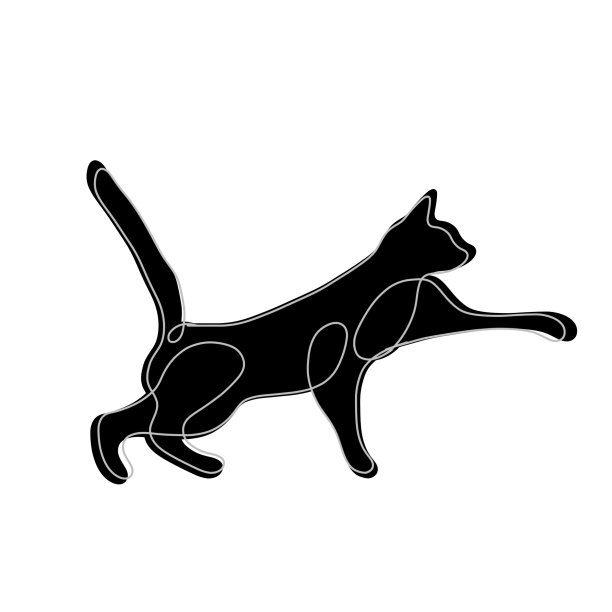 黑色的猫图片下载