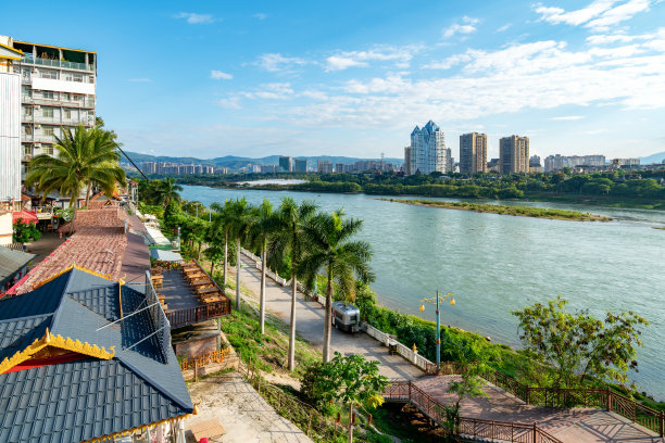 西双版纳景洪市景图片下载