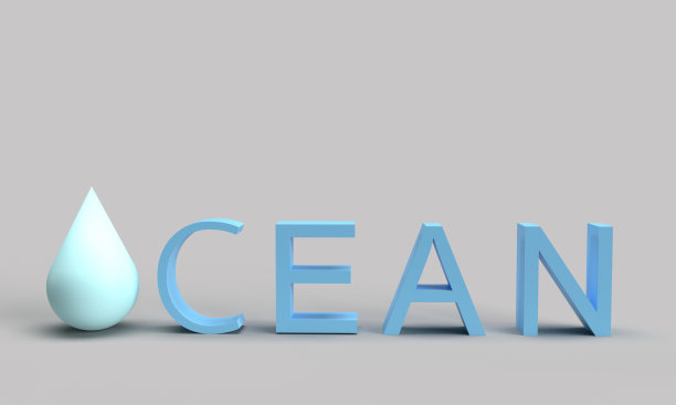 水滴海水海洋文字字体书法蓝色环境水下海水背景保护世界动物波浪清洁海龟拯救珊瑚全球夏季生态生态系统假日抽象的水图片下载