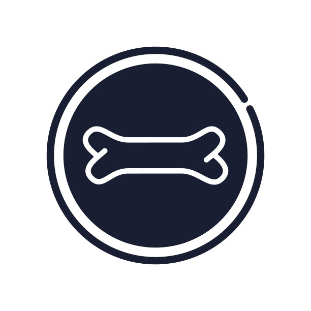 宠物食品的固体矢量图标图片下载