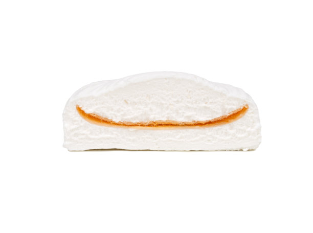 半个棉花糖，里面有橙子馅图片下载