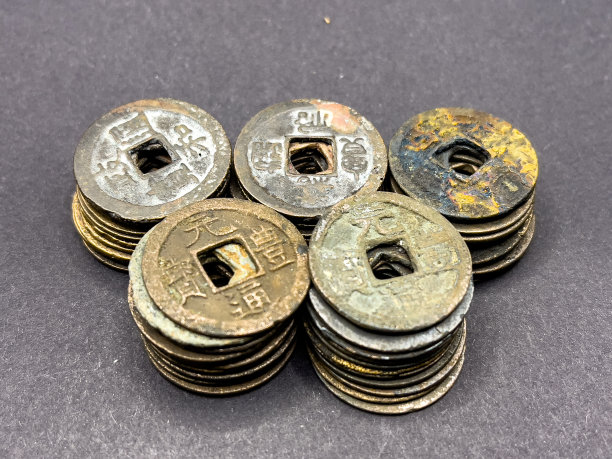 中国古代钱币的收藏图片下载
