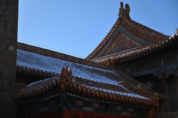 北京冬天的创意照片图片下载