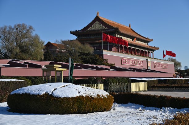 北京冬天的创意照片图片下载