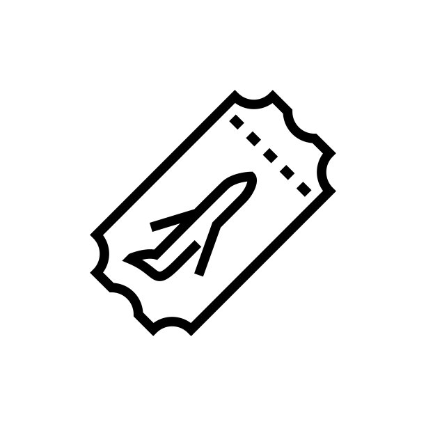 机票线路图标图片下载