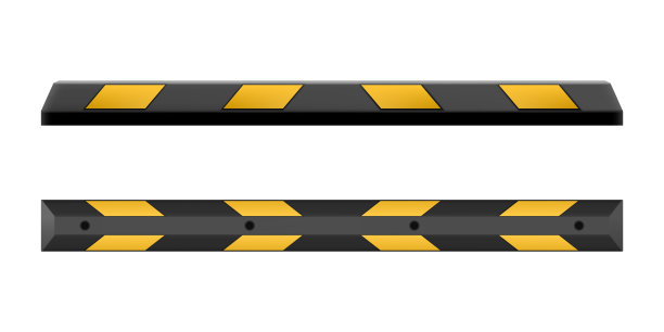 减速带在路上用来降低速度的元件或障碍物。警察睡觉。道路安全法规。躺着的警察被隔离在白色区域。交通规则概念。逼真的三维矢量图片下载