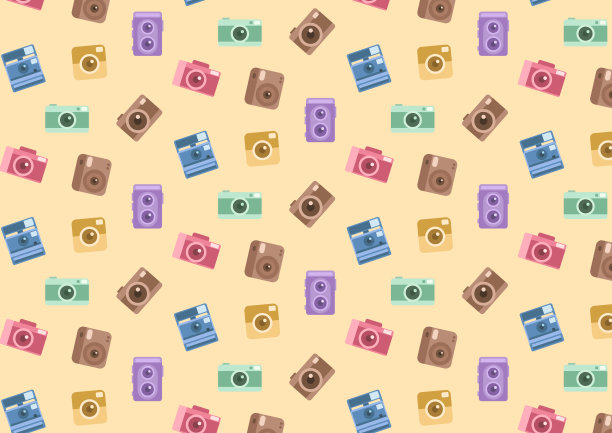 相机图案背景图片下载