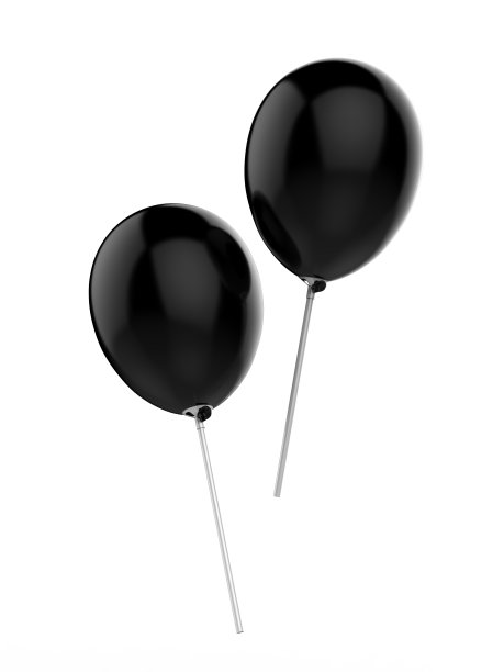 宣传空白气球模板。图片下载