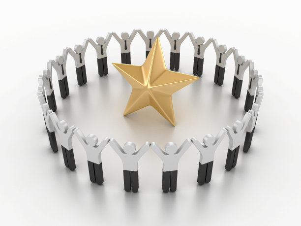 与象形文字团队合作的3D明星图片下载