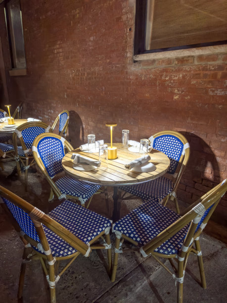 餐厅的户外用餐区图片下载