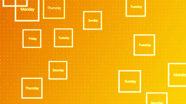黄色背景的日子图片下载