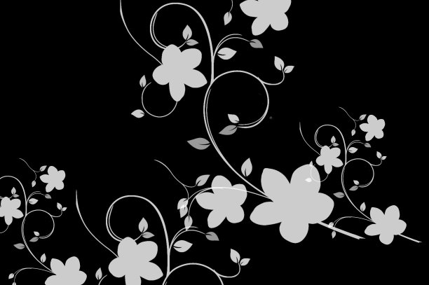 笔刷花卉、花卉图案插画艺术风格，设计适用于时装、面料、纺织品、墙纸、包装等各种印花图片下载