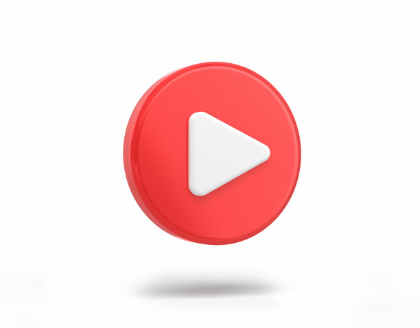 播放标志内红色语音气泡，对象+阴影剪辑路径图片下载