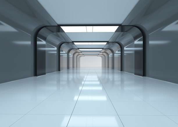 3D渲染插图现代室内设计背景图片下载