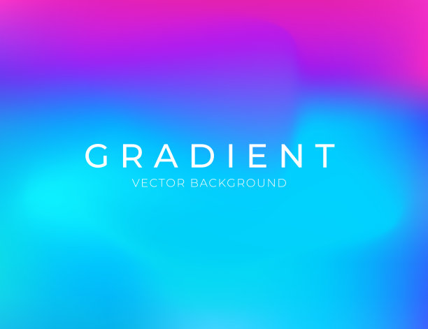 蓝色梯度散焦抽象照片流畅的线条，鲜艳的色彩背景，时尚的背景与鲜艳的色彩图片下载