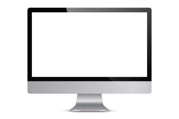 3d高质量逼真的设备模型。电脑显示器、笔记本电脑、平板电脑和手机。电子产品被隔离在白色背景上，用于ui、演示、移动应用程序图片下载