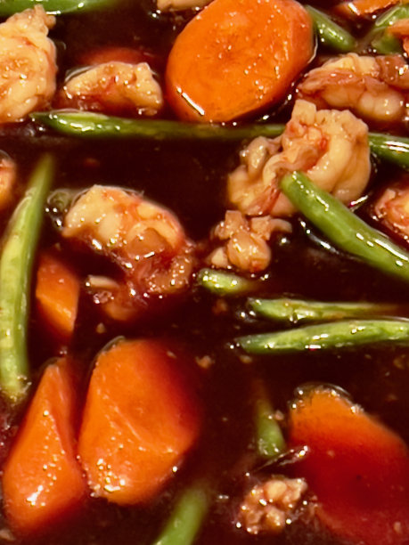 照烧虾仁图片下载