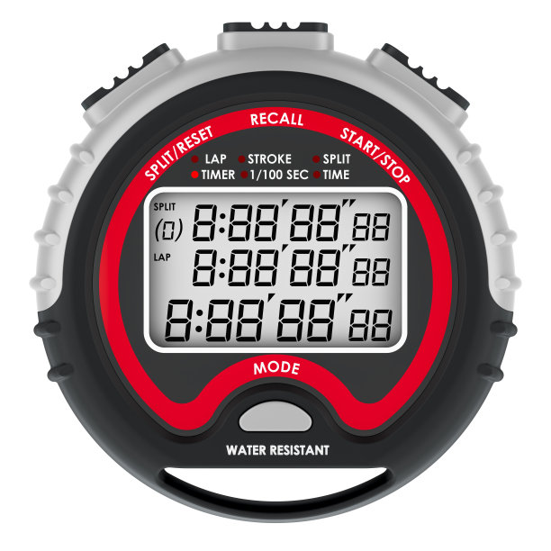 数字体育秒表，专业计时秒表，3D渲染图片下载