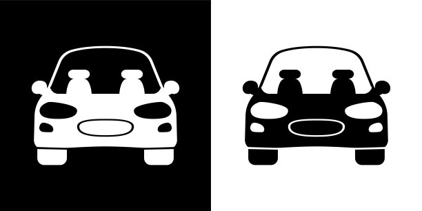 汽车图标。图片下载