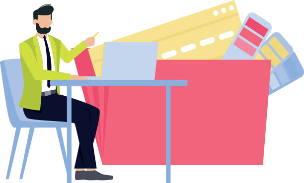 这个男孩正在他的书桌前工作。图片下载