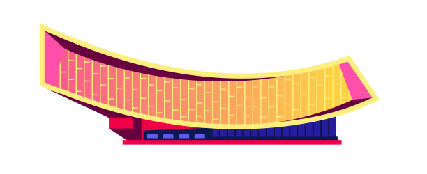 国立世宗图书馆平面设计风格单一孤立形象图片下载