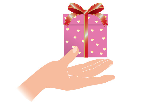 伸出手，送出一份发自内心的礼物图片下载