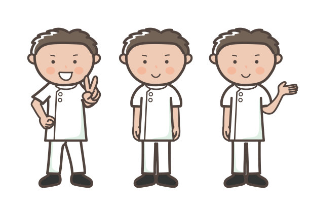 一组姿势的男子在车身和按摩图片下载