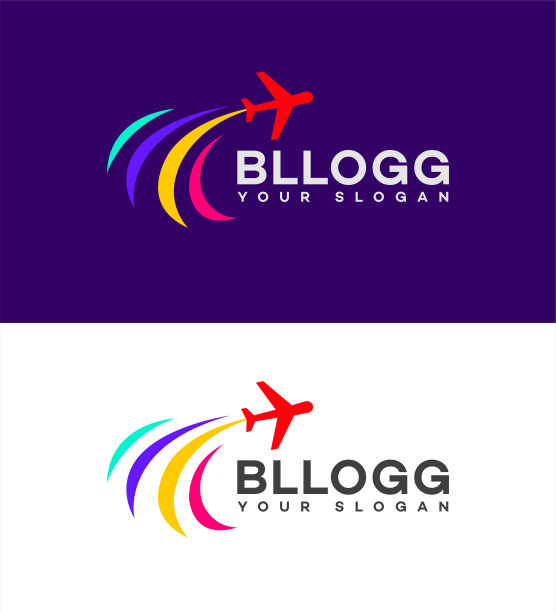 旅行博客图标品牌Logo标识符号模板图片下载