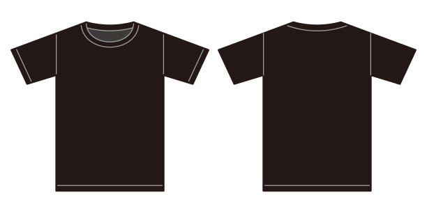 短袖t恤图片矢量插图图片下载